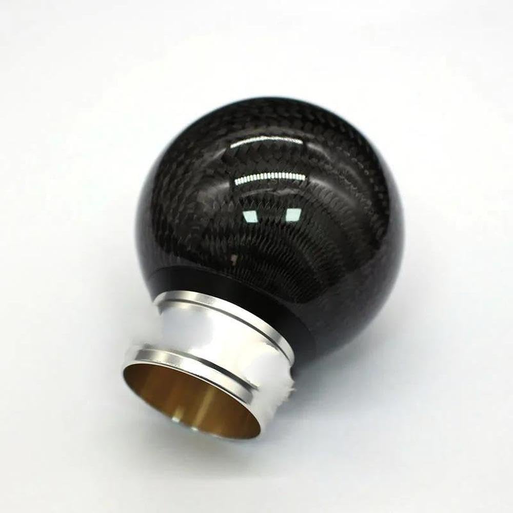 Sxqpocar Real Carbon Fiber Manual Aluminum Gear Shift Knob For Toyota 86 For Gr86 For Subaru Brz For Wrx For Sti 2022 2023 Shift Lever Head(Real Carbon Fiber)
