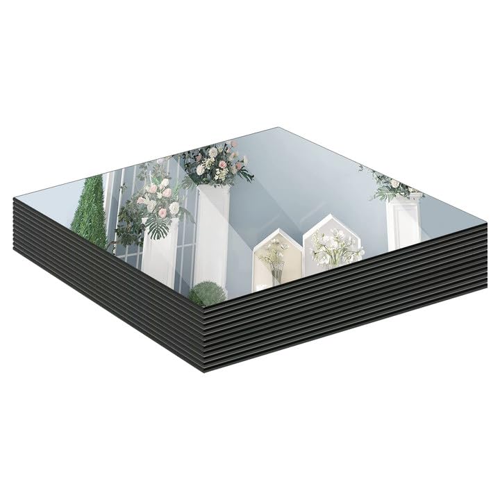 Amazon.co.jp: HIFOGANG 12インチ正方形ミラープレート ミラー