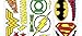 RoomMates DC Superhero Logos Peel And Stick Wall Decals