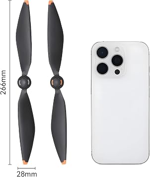 Mavic 4 Pro Propellers Blades - 4Pcs Replacement Prop Quick-Release Spare Propeller Low Noise Blade Soft Tips Wings for DJI Mavic 4 Series Drone Accessories