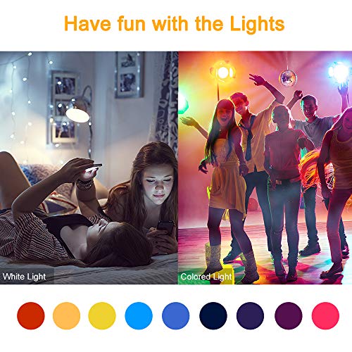 Guangmaoxin E27 Smart Bluetooth Lampadina, RGB