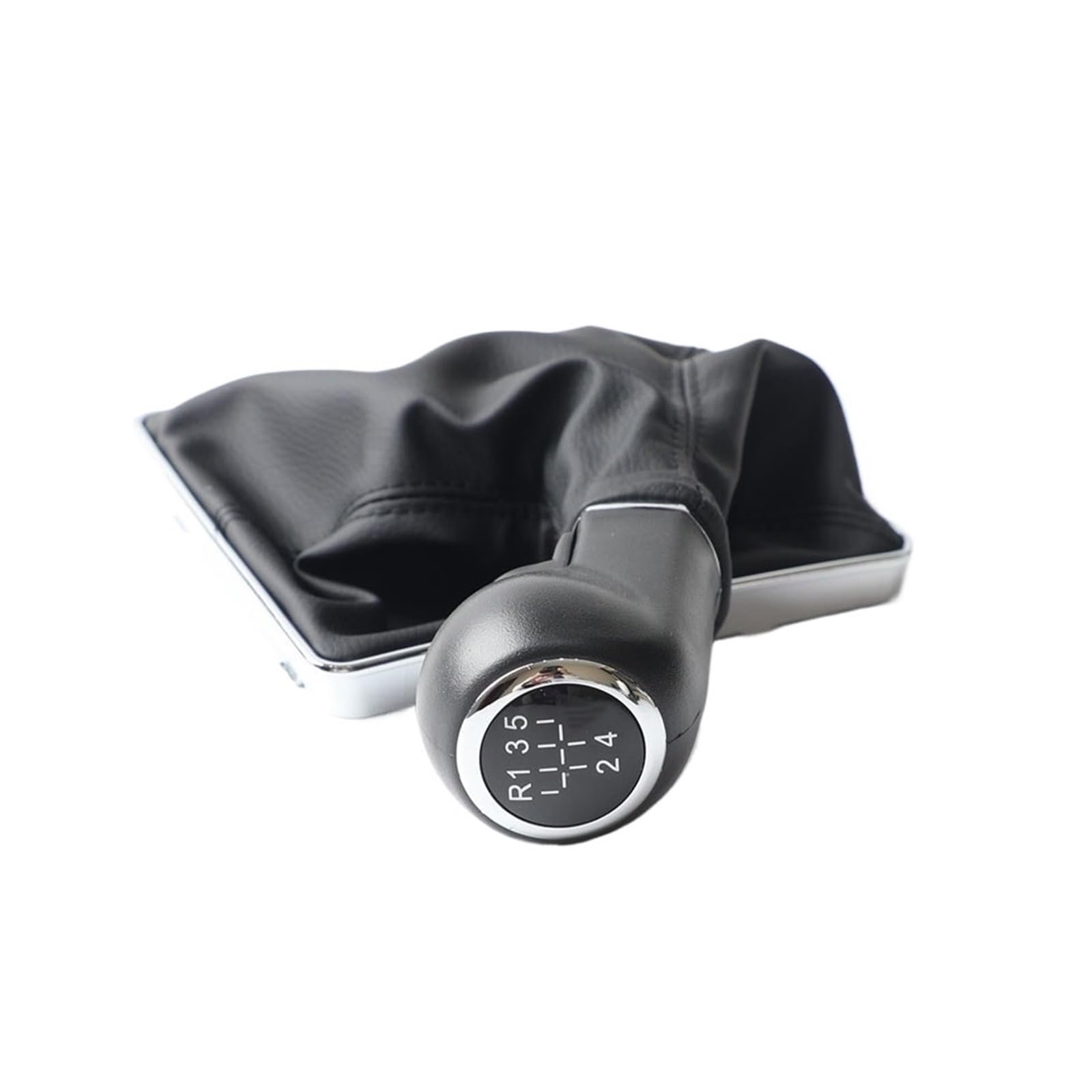 Valtorencia 5 6 Speed Gear Shift Shifter Cover,Fit for AUXHALL Opel, Astra III H 1.6 2004-2010 Knob Lever with Gaiter Boot Shift knob Handle(5 Speed)