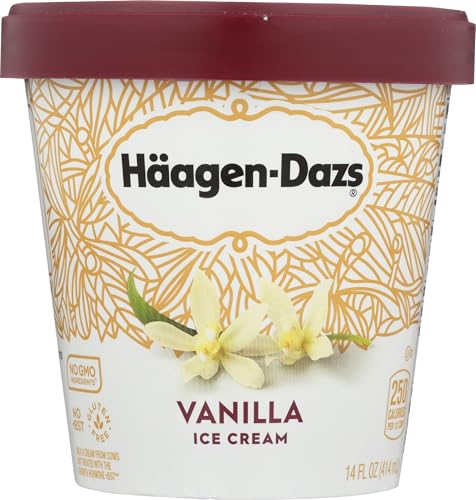 Haagen Dazs, Ice Cream Vanilla, 14 Ounce