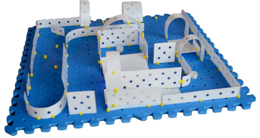 Construction Set: Create Mazes, Games, and Environments for Your Robots, Figurines, and Rolling Toys! K-College STEM Robotics, Math, Physics, and Engineering! Great for Families!