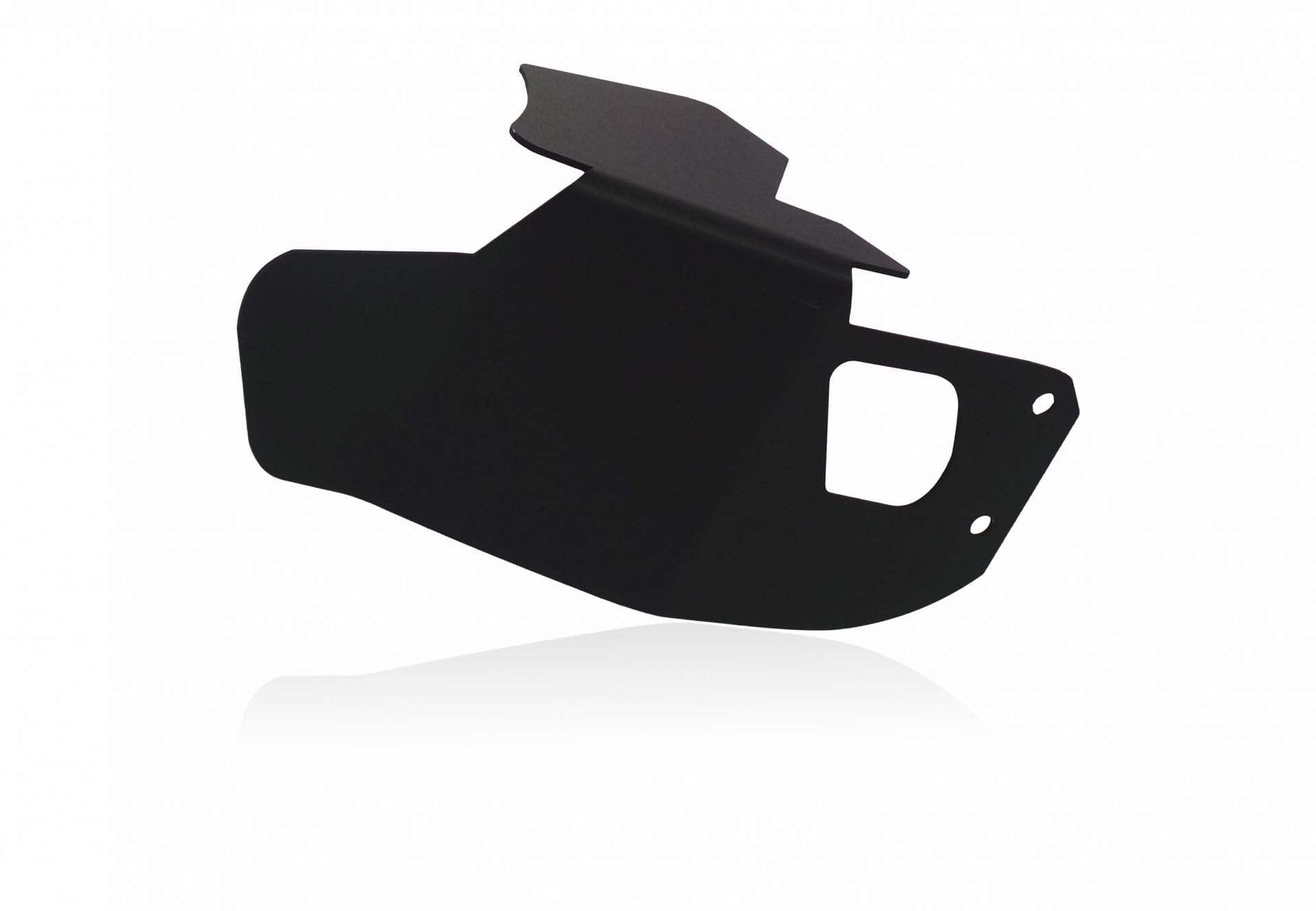 Spoiler anti calore per R 1200/1250 GS LC/ADV LC, Nero, Alluminio anodizzato nero, Alluminio, Destra, Autoadesivo