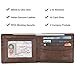 Wallet for Men-Genuine Leather RFID Blocking Bifold Stylish Wallet With 2 ID Window (Coffee-galaxy)