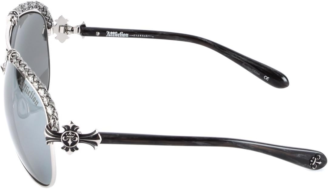 Affliction Sunglasses BAXTER-A Silver White/Silver