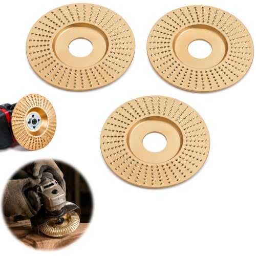 Image of 2026 New Angle Grinder Polishing Pad Tungsten Carbide Sanding Discs,Upgrade Heavy Duty Tungsten Carbide Wheel,Wood Carving Discs for 4 inch & 4-1 /2 inch Grinders Cutting Shaping Sanding.(3*Flat Surface)