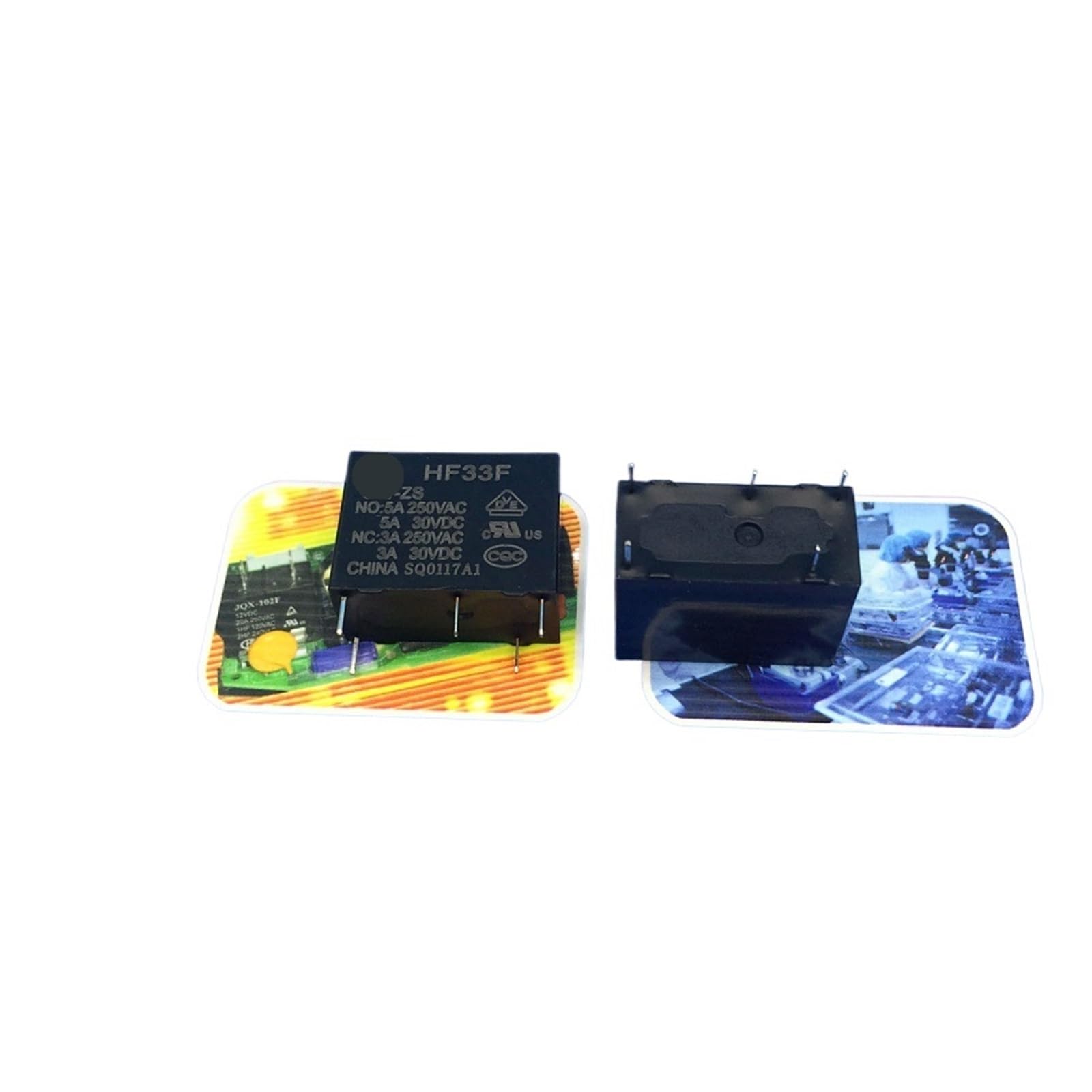 VXAXPOHZA 1pc HF33F-24V-ZS JZC-33F-024-ZS3 5 Foot Conversion 3A250VAC JQ1