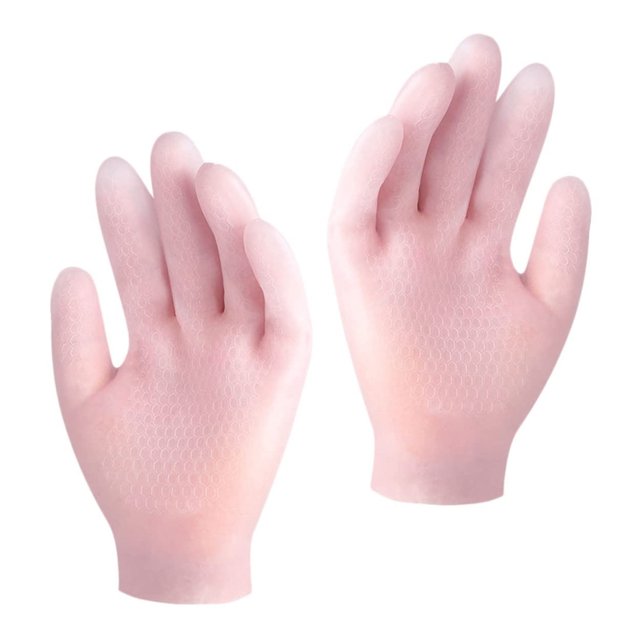 SOESFOUFU Non-Slip Manicure Gloves Moisturizing Hand Care Dry Skin-Friendly Comfortable