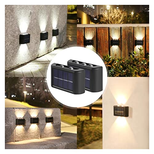 Luz exterior impermeable para calle y decoración de pared con 6LED 6