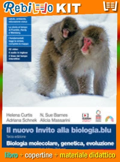 Spedizione inclusa nel prezzo Rebillo NUOVO INVITO ALLA BIOLOGIA.BLU (IL) 3ED. (LDM) (9788808608031) + copertine + MYCARTOLERIA KIT con materiale didattico