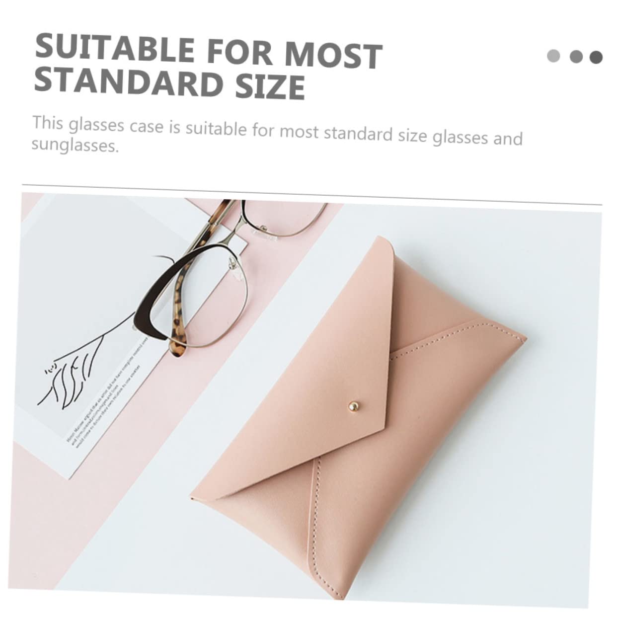 12piezas Estuche Para Gafas Portátil Organizador De Gafas Diseño Simple y Práctico Protector De De