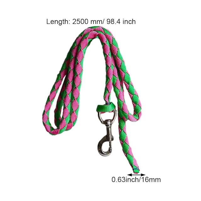 Foto 7 de 7 de Hrippy Cuerda De Plomo para Caballos con Clip De Perno, Cuerda De Plomo para Caballos