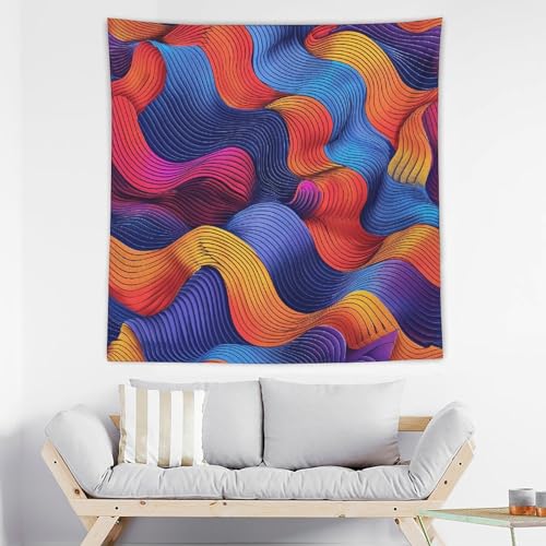 Tapisserie murale esthétique dégradé de couleur BTCOWZRV pour chambre