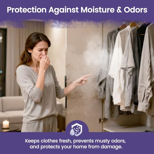 image for REFRESHIFY Moisture Absorbers and Humidity Absorber Bags for Closet - 