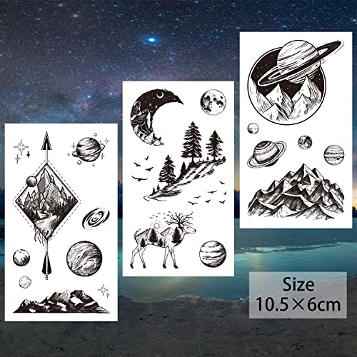 36 Sheets Temporary Tattoos Stickers, Semi Permanent Tattoos, Tattoos Stickers，Fake Tattoos Stickers For Women Or Kids (Temporary Tattoos) #TOP5