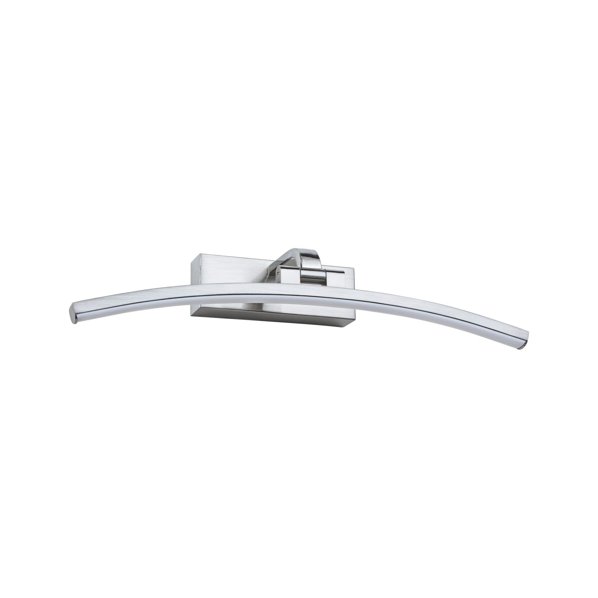 Paulmann 95557 LED Bilderleuchte Bento 400mm incl. 1x8,5 W Warmweiß Nickel gebürstet Bildbeleuchtung Metall Wandlampe 3000 K