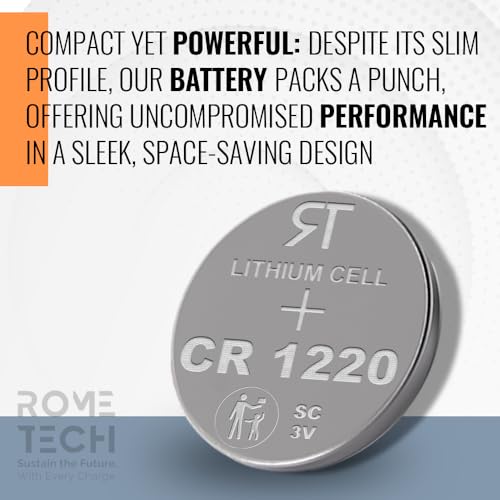 Batería CR1220 para control remoto Radio Controller Rome Tech miniatura 4