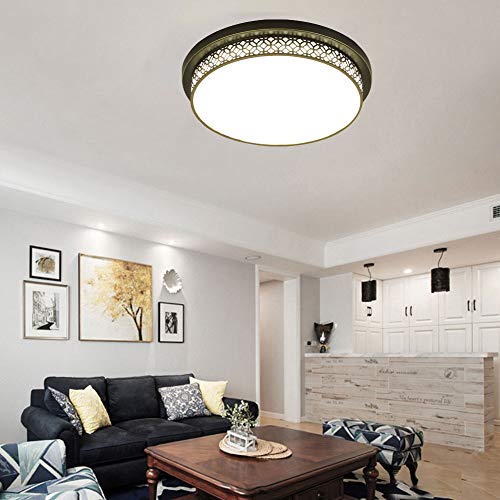 Plafonnier LED 36W 2880LM télécommandé à trois couleurs de lumière - 4