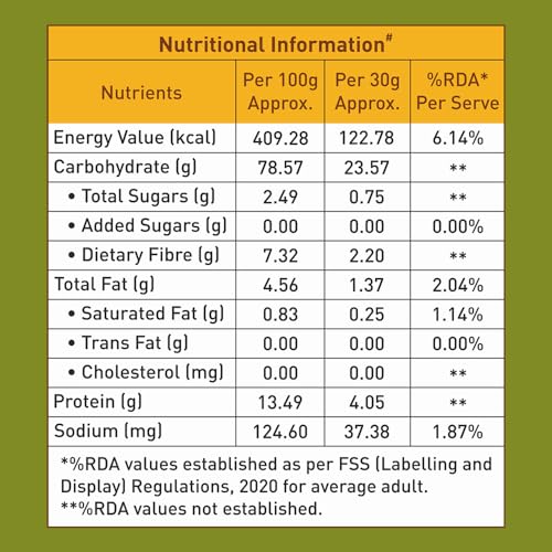 Image of Gaia Crunchy Diet Muesli 400g Box - Low-Calorie, Protein Rich, High-Fiber Muesli Cereal Serves as a Healthy and Nutritious Breakfast Option with Zero Added Sugar.