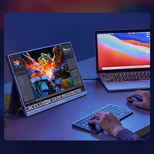 Przenośny monitor do laptopa 15,6-calowy ekran zewnętrzny telefonu komórkowego IPS 144HZ Ekran rozszerzający laptopa Maszyna do gier Podekran wielofunkcyjny podekran Przenośny monitor