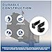 BROKSEM Mailbox Latch & Handle Kit - Secure Replacement Set for Easy Installation - Durable Construction with High-Quality Material - Universal Compatibility for Versatile Use | Black