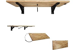 SafeRacks Wall-Mounted Fold-Up Table: Versatile and Space-Saving