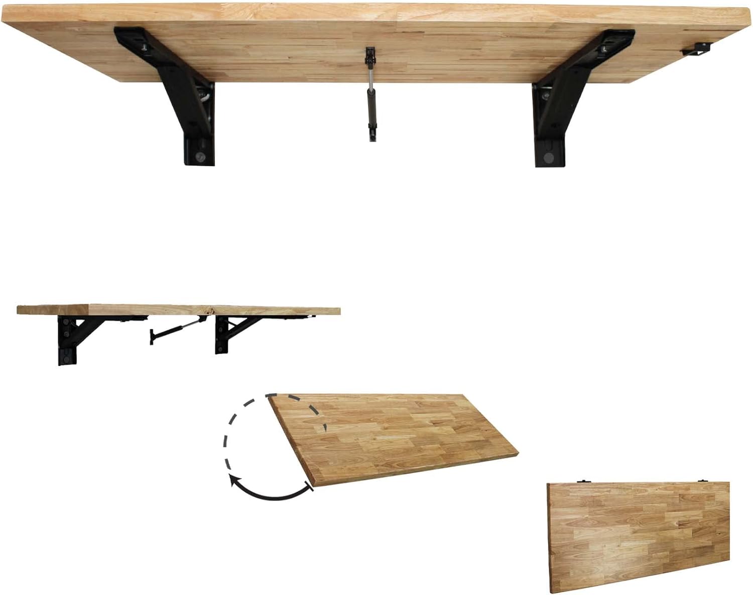SafeRacks Heavy Duty Wall Mounted Folding Table | Nepal | Ubuy