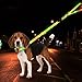 Led Light Up Dog Collar and Leash for Night Time Walking Glow in The Dark Dog Leashes and Collars Set Waterproof Rechargeable