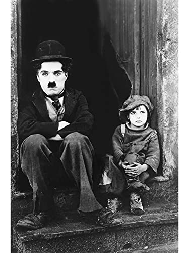 Affiche Charlie Chaplin The Kid impression d art mural vintage de grande qualite 50x70