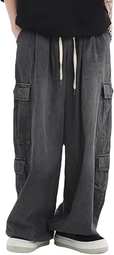 Grunge Baggy Jeans Y2K Emo Alt Cargo Pant Fairycore Demin Cloting Aesthetic Jogger Sweatpants Hiphop Tripp Streetwear