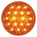 Grand General 76450 Fleet Amber 4" Round 18-LED Park/Turn Sealed Light