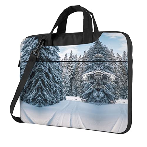 Bolso Maletín para Laptop Unisex 14 Pulgadas Negro miniatura 1
