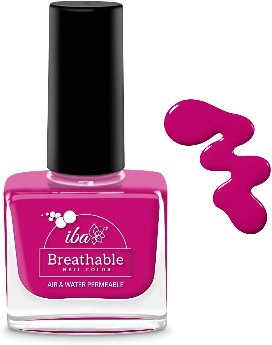 Iba Halal Care Breathable Nail Color, B17 Royal Magenta, 9ml