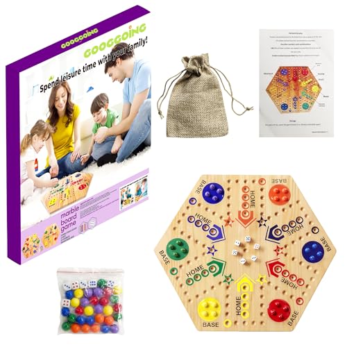 Juego de mesa de madera, doble cara, 15 pulgadas miniatura 6