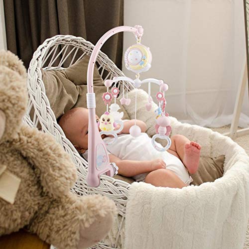 Lazyspace Babywieg Mobiel met Opknoping Roterend Speelgoed Baby Mobiel voor kinderbedjes met Muziek, Wieg Mobiel met… - Image 4
