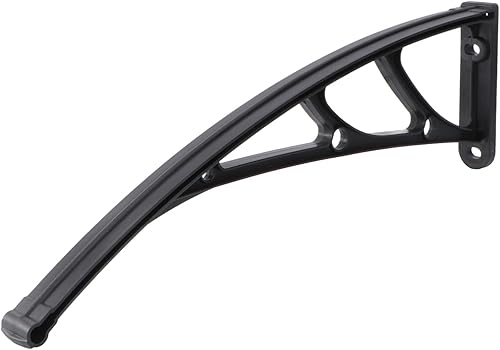 Miniatura 8 de Angoily 8 soportes de metal para toldos, soportes en L, cubiertas de patio resistentes para sombra y ventana de lluvia, soporte de barandilla de