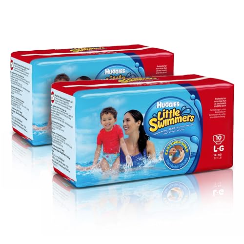 HUGGIES LITTLE SWIMMER Swim Pants Diaper Size Large Twin Pack 20 Swim Pants