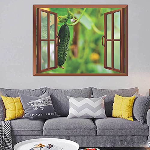 Image of CVANU Delightful Sight of Nature Eye Pleasing View Removable Window Wall Sticker /Decals for Living Room etc Cv 30