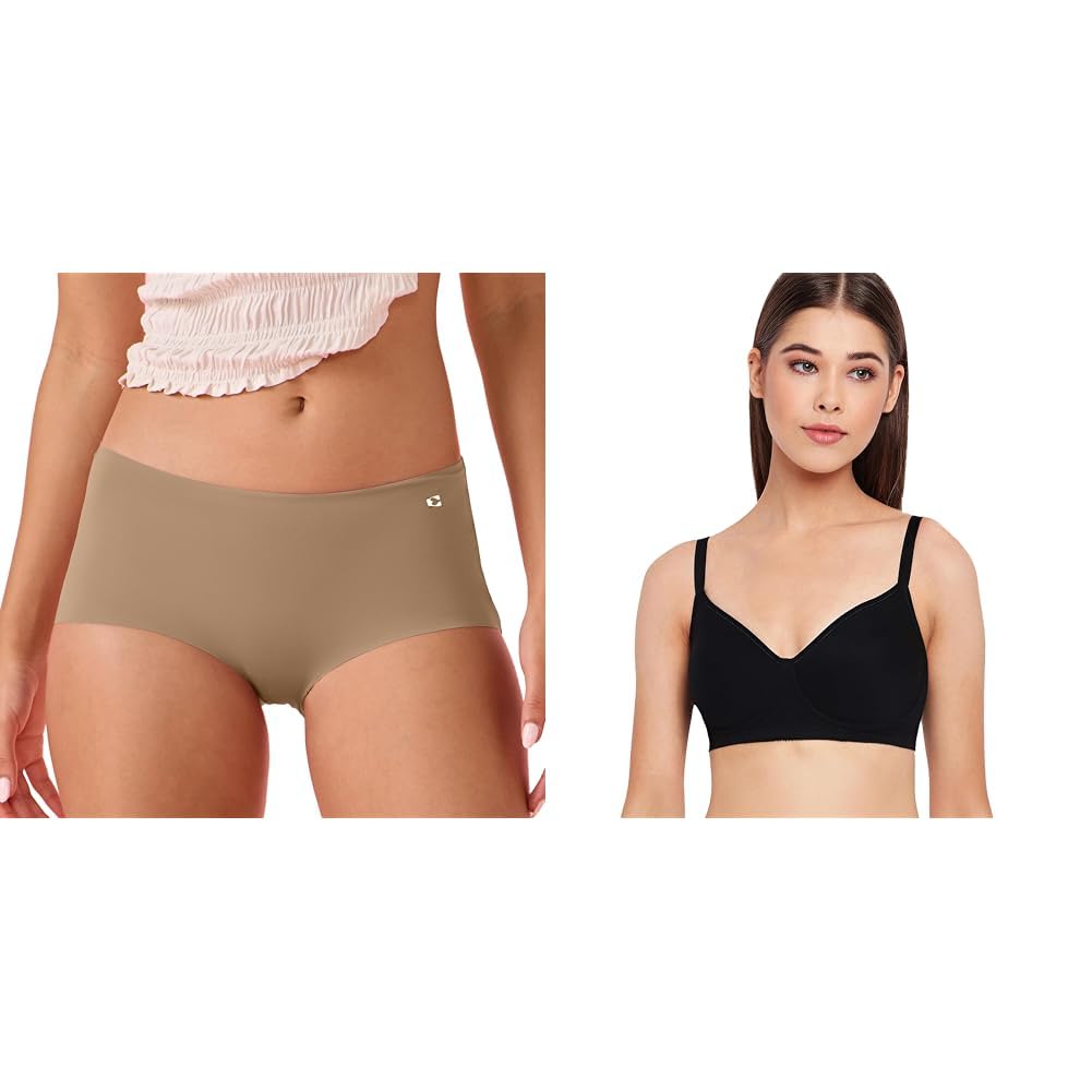 Innovations Invisi, All Day Comfort, Mid Waist Boyshorts Panty for Women - No Visible Panty Lines, Breathable, Sweat Wicking, Free Cut, Full Coverage-image-33