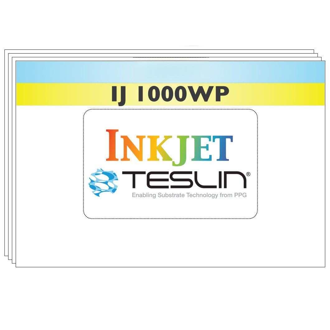 Inkjet Teslin® Paper - 4" x 6" - 1-Up Perforated - 25 Sheet Pack