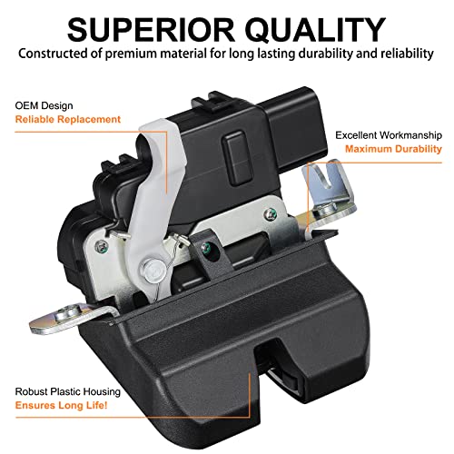Image of SYERAL Tailgate Latch Assembly Trunk Lid Actuator 81230-C5000 Compatible for Kia 2016-2020 Sorento Replace Liftgate Latch Lock