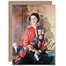 Produktbild Wee Blue Coo PAINTING QUEEN ELISABETH MILITARY REGALIA PORTRAIT BLANK GREETINGS CARD