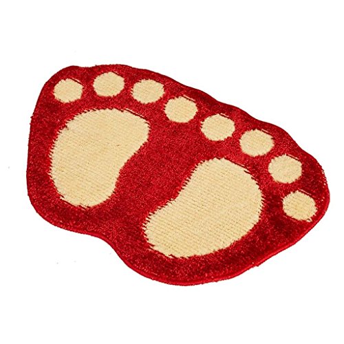 Tapis pieds absorbants GZ anti-glissade pour salle de bains et chambre
