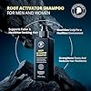 Root Activator Shampoo: 300ML Natural Volume Hair Loss Thickening Shampoo With Rosemary Strengthens Hair & Soothes Scalp For Men