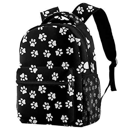 Sac à dos motif chien multicolore confortable pour soulager le dos