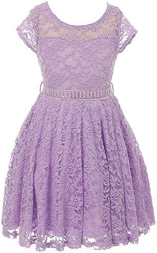 iGirlDress Little Girls Floral Lace Flower Girls Dresses sizes2-14