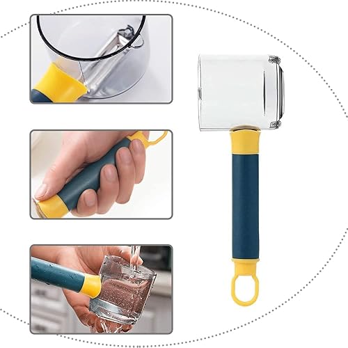 Miniatura 4 de Pelador de patatas de acero inoxidable con peladores de frutas de velocidad de barril para una variedad de frutas y verduras con pieles