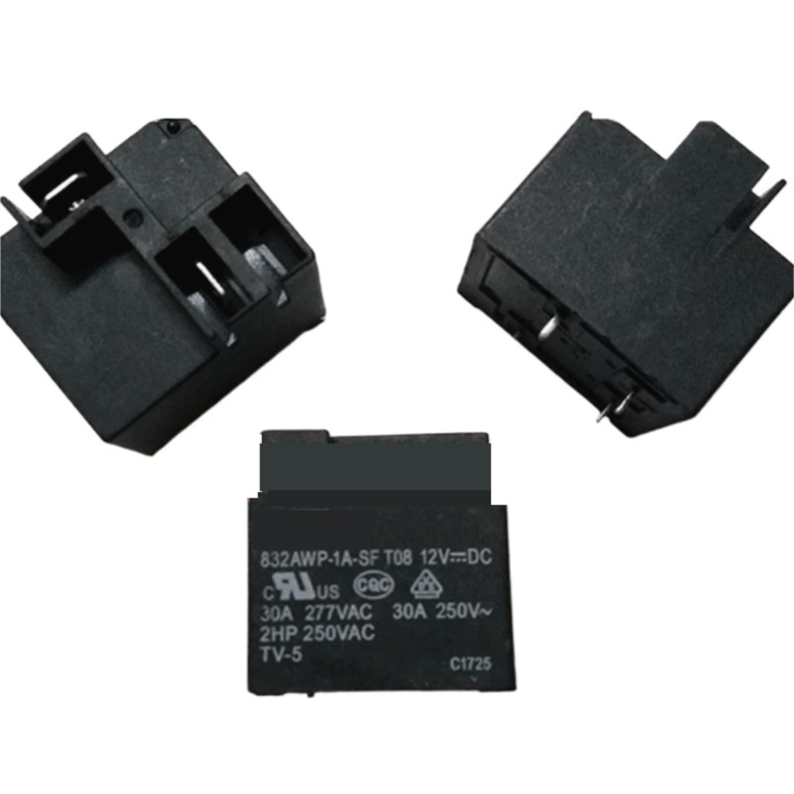 1 pieza/lote de relé: 832AWP-1A-SF T08 12 V CC 4 pines Relé de calentador de agua de aire acondicionado